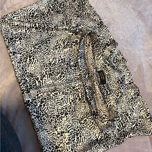 Leopard Print Midi Skirt